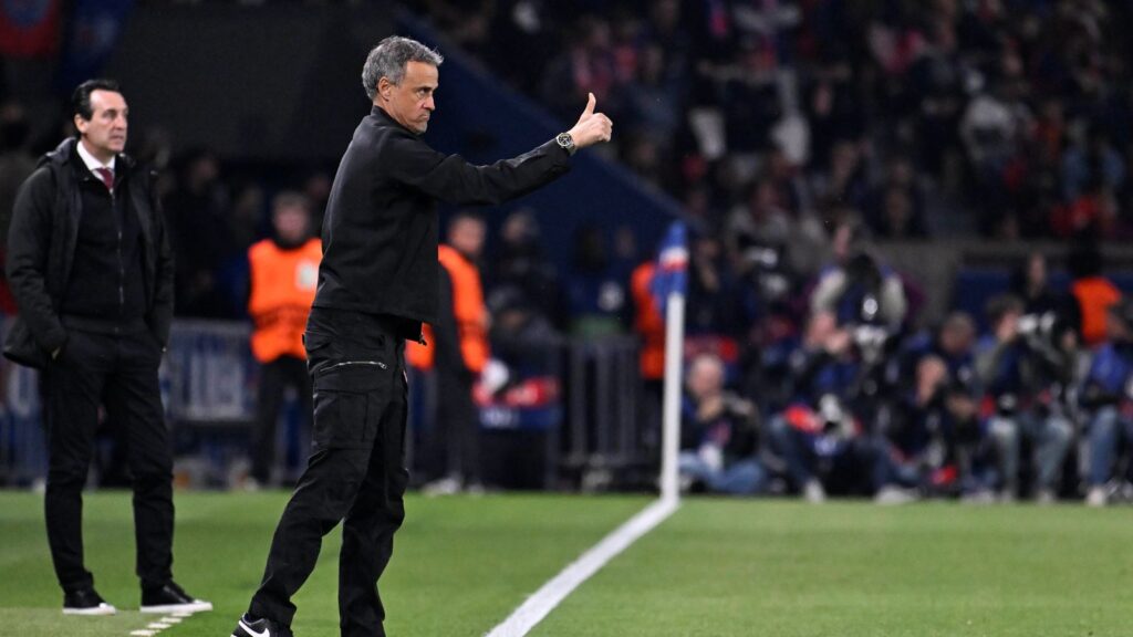 Pelatih Paris Saint-Germain (PSG), Luis Enrique, memuji karakter dan mentalitas skuadnya setelah berhasil membalikkan keadaan dan menang 3-1 atas Aston Villa dalam leg pertama perempat final Liga Champions UEFA 2024/2025, Rabu (9/4) malam waktu setempat. (cr/en.psg.fr)