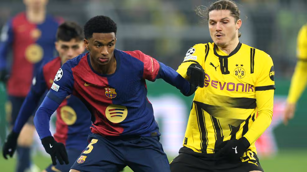 Barcelona dan Borussia Dortmund akan saling berhadapan dalam leg pertama perempat final Liga Champions UEFA, Rabu (9/4/2025) waktu setempat, di Estadio Olímpic Lluís Companys. (cr/uefa.com)