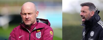 Setelah dipastikan terdegradasi ke Championship, Leicester City kini tengah bergerak cepat mencari pengganti Ruud van Nistelrooy. Laporan terbaru dari Inggris menyebutkan bahwa mantan bos timnas Inggris, Lee Carsley, menjadi salah satu kandidat kuat untuk mengisi kursi panas di King Power Stadium. (cr/gelumpai.id)