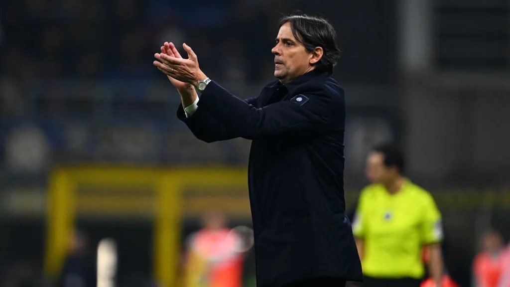 Pelatih Inter Milan, Simone Inzaghi, menyebut hasil imbang 3-3 melawan Barcelona di leg pertama semifinal Liga Champions sebagai "pertandingan yang brilian". (cr/Inter)
