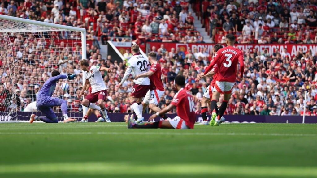 Kampanye Liga Primer Inggris Manchester United yang penuh keputusasaan tampak akan berakhir dengan antiklimaks menyedihkan. Tim yang mencapai final Liga Europa di bawah asuhan Ruben Amorim secara pantas dikalahkan oleh West Ham United di Old Trafford. (cr/WHUFC)
