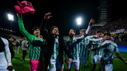 Abde Ezzalzouli mencetak gol penentu kemenangan di babak tambahan waktu, memaksimalkan umpan silang mendatar dari Antony, untuk mengantarkan Real Betis melaju ke final kompetisi Eropa utama pertama mereka. (cr/Real Betis)