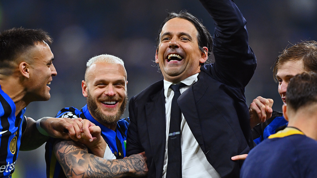 Kemenangan dramatis ini memastikan langkah Inter Milan ke final Liga Champions, sebuah pencapaian bersejarah yang disambut gembira oleh pelatih Simone Inzaghi. (cr/Inter.it)
