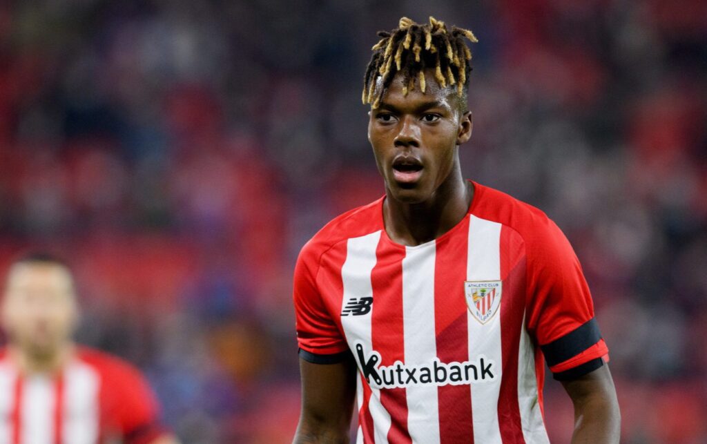Winger lincah Nico Williams dan pelatih kepala Ernesto Valverde sama-sama menjanjikan bahwa para pemain Athletic Bilbao akan memberikan segalanya untuk mengalahkan Manchester United. (cr/x.com)