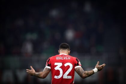 Partai final Coppa Italia antara AC Milan dan Bologna yang akan datang menyimpan potensi perpisahan yang elegan bagi bek pinjaman asal Inggris, Kyle Walker. (cr/x.com)
