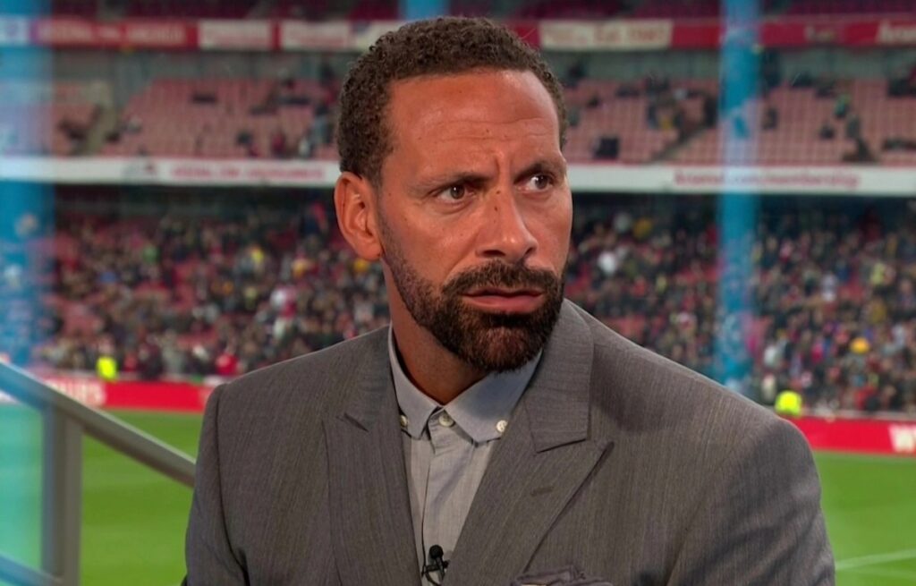 Legenda Manchester United, Rio Ferdinand, melontarkan pernyataan pedas jelang final Liga Europa antara mantan timnya dan Tottenham Hotspur. (cr/x.com)