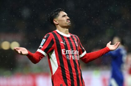 Tijjani Reijnders, gelandang andalan AC Milan, menjadi buah bibir jelang dibukanya Bursa Transfer musim panas ini. (cr/x.com)
