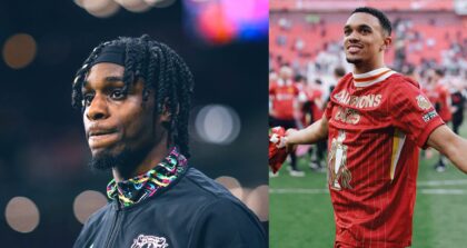 The Reds dikabarkan siap mengaktifkan klausul pelepasan bek kanan Bayer Leverkusen, Jeremie Frimpong, senilai 30 juta poundsterling atau sekitar Rp 600 miliar. Langkah ini dilakukan untuk mengamankan pemain berusia 24 tahun itu sebagai pengganti potensial Trent Alexander-Arnold yang santer dikabarkan akan hengkang ke Real Madrid. (cr/gelumpai.id)