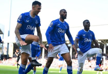 Everton memberikan pukulan telak bagi harapan Fulham untuk lolos ke kompetisi Eropa musim depan setelah bangkit dari ketertinggalan dan meraih kemenangan di Craven Cottage. (cr/Everton)