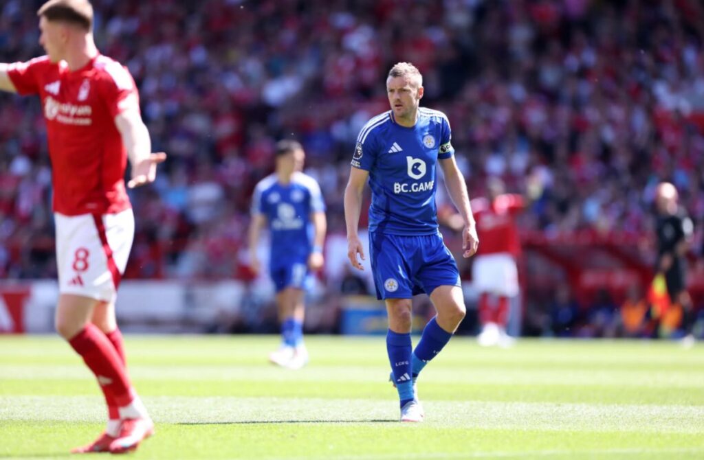 Penyerang veteran Jamie Vardy telah memutuskan bahwa pertandingan kandang melawan Ipswich Town pada hari Minggu mendatang akan menjadi penampilan terakhirnya bersama Leicester City. (cr/x.com)