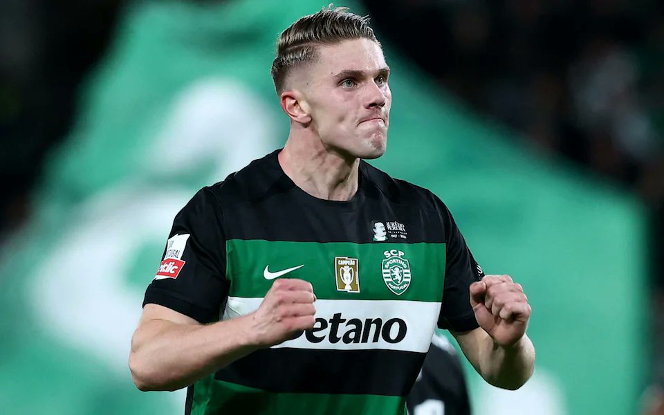 Chelsea dilaporkan siap membajak perburuan transfer penyerang Sporting Lisbon, Viktor Gyokeres, dari tangan rival London mereka, Arsenal. (cr/x.com)