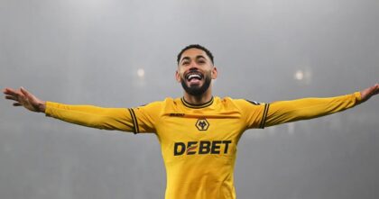 Manchester United dikabarkan selangkah lagi mendapatkan bintang Wolverhampton Wanderers, Matheus Cunha, dalam kesepakatan transfer senilai £62,5 juta (sekitar Rp1,2 triliun). (cr/x.com)