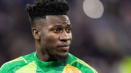 Klub promosi Liga Pro Saudi, Neom SC, dikabarkan tertarik untuk merekrut kiper Manchester United, Andre Onana, dalam kesepakatan senilai £35 juta. (cr/x.com)