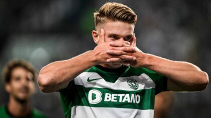 Penyerang Sporting CP, Viktor Gyokeres, menjadi incaran banyak klub top Eropa di bursa transfer musim panas ini. (cr/x.com)