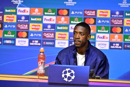 Penyerang Paris Saint-Germain (PSG), Ousmane Dembele, bertekad tampil gemilang di final Liga Champions melawan Inter Milan untuk mewujudkan impian meraih Ballon d'Or. (cr/x.com)