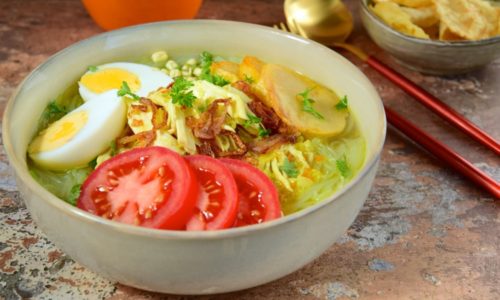 resep soto ayam lamongan